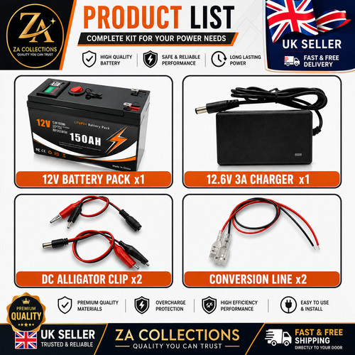 Lifepo4 12v 150ah rechargeable - lifepo4,