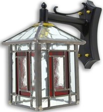 LEADED LANTERN OUTDOOR WALL