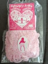 BABY GIRL TIGHTS 0-6 MONTHS PINK Frilly