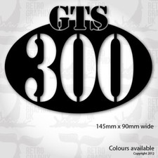 Scooter Sticker Decal GTS 300 145mm wide Gt3