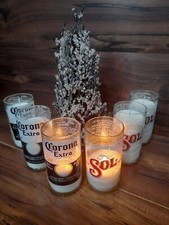 Handmade CORONA / SOL / DESPERADO CANDLES from Upcycled bottle - scents avail 
