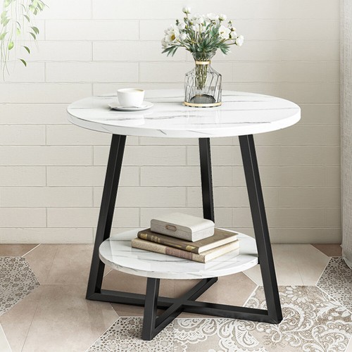 Wooden side table - side,