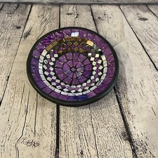 20cm Purple Round Mosaic