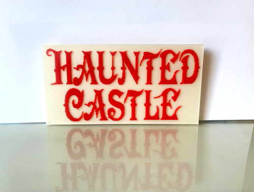 Haunted castle logo - haunted,