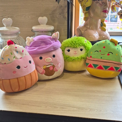 Squishmallows 4pc plush soft - squishmallows,
