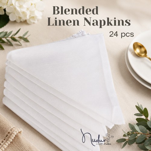Pcs table blended linen - pcs,