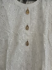 Ladies Pakistani white Kurta