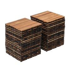 36pcs 12x12 Waterproof Wood