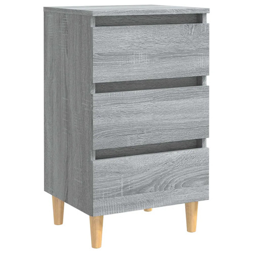 Bed cabinets wood legs - 1/2x,