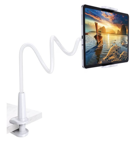 Tryone white gooseneck tablet - gooseneck,