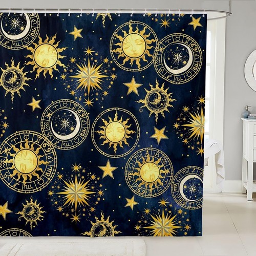 Boho shower curtain - shower,
