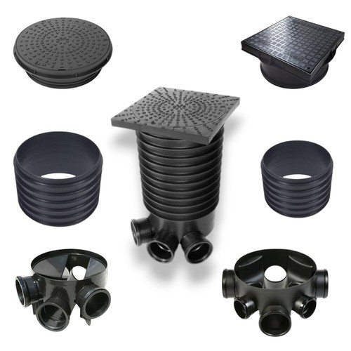 Underground drainage manhole - underground,