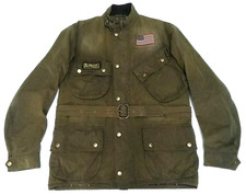 EXCELLENT BARBOUR STEVE MCQUEEN " SUNBLAST " WAX JACKET - L - VGC COST £395