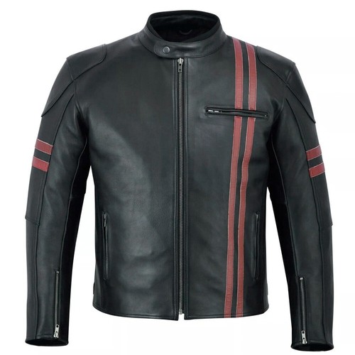 Men motorcycle leather - men's,