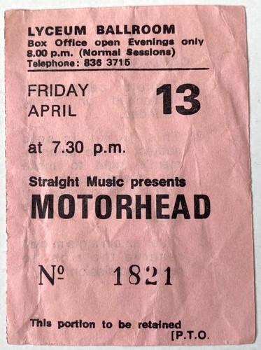Motorhead girlschool fri - motorhead, &