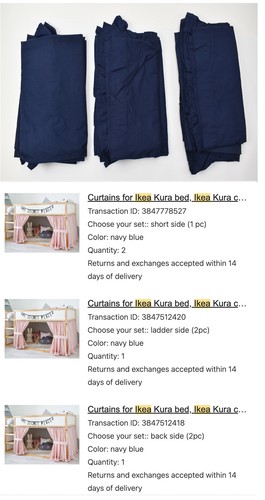 Navy blue cotton - cotton, kura