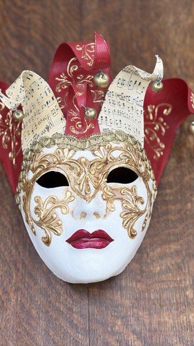 Venetian jester mask - jester,
