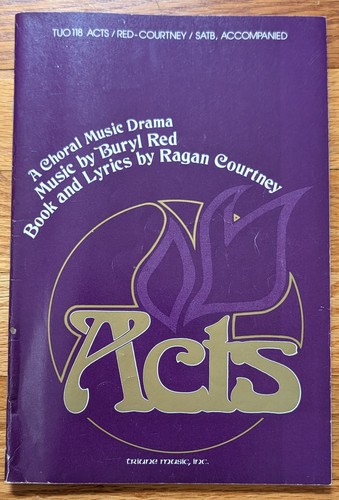 Acts choral drama sheet - choral,