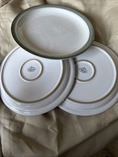 3  Used Denby  Green Regency  Green Dinner Plates 26 cm /10.25”
