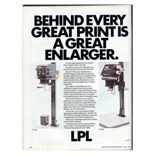 Vintage lpl enlarger - vintage,