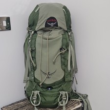 Osprey Kestrel 38L Backpacking Hiking Pack Green Mens LARGE Excellent Condition