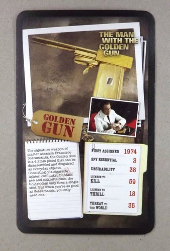 Card james bond - x, gadget