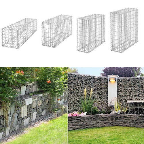 Garden gabion stone basket - gabion,