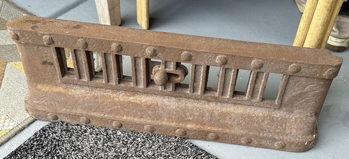 Antique cast iron stove - cast,