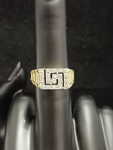 9ct gold diamond rolex style - 9ct,