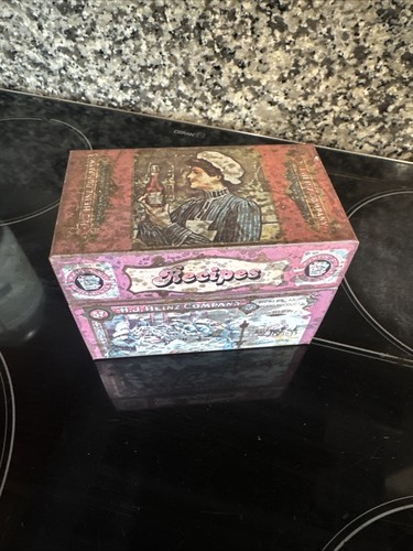 Vintage tin box - vintage, h.j