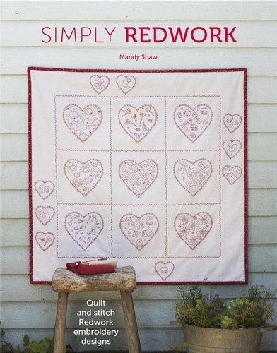 Simply redwork quilt and - quilt,