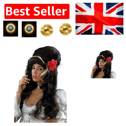 Stunning black beehive wig - stunning,