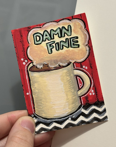 Aceo original miniature - original,
