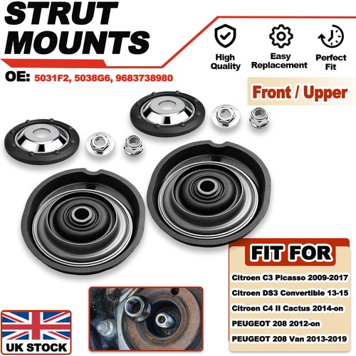 2pcs front suspension - 2pcs, top