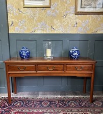 Vintage Chinese Style Rosewood 3 Draw Console/sofa Table