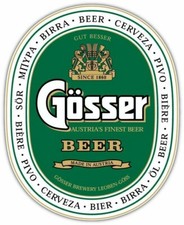 Gosser Beer Car Bumper Window
