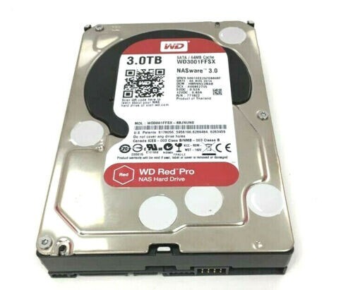 Wd3001ffsx red pro 3tb - red, 7.2k