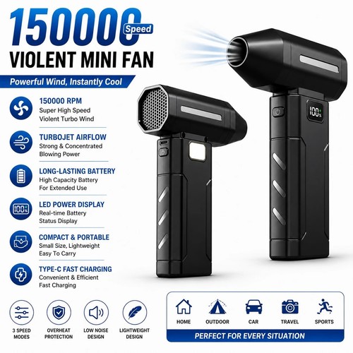 Brushless turbo jet fan - x8,