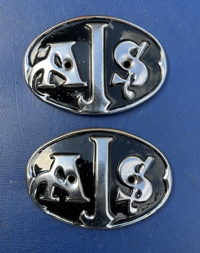 Ajs tank badges 1951 models - ajs,