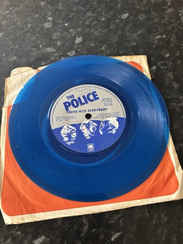 Police blue vinyl - vinyl, 7”