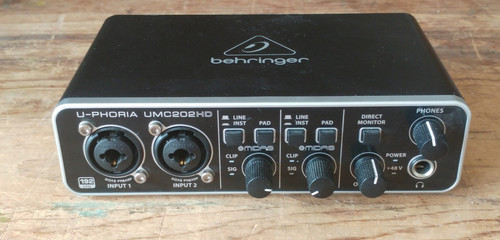 Behringer phoria umc202hd - behringer,