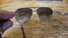Louis Vuitton Attitude Sunglasses In Silver Worn But In 9/10 Condition