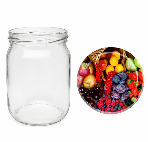 Glass jar 540 - jar, jam
