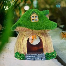 Aquarium Mushroom House Hideout Fish Tank Decoration for Betta Table Desktop