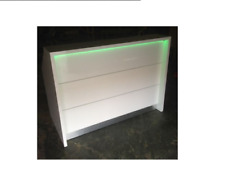 Hair & Beauty Salon Reception Desk with LED Lights - Retail Shop Counter