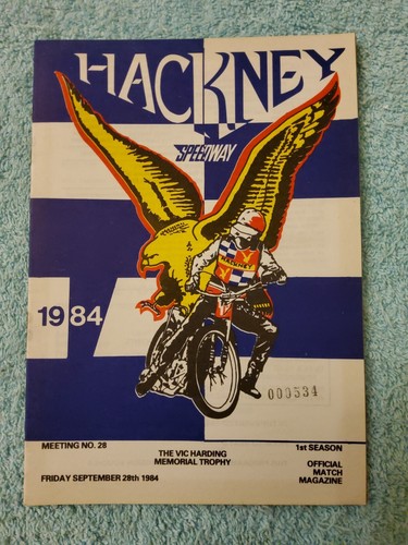 Hackney speedway 1984 - hackney, 1984.