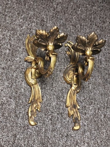 French ormalu wall lights set - french,