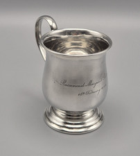 Sterling silver engraved - sterling, mug