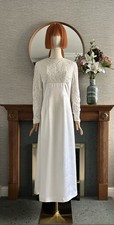 Satin & Lace Vintage 60s Wedding Dress