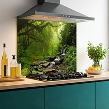 Printed glass kitchen - glass,